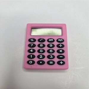 Unbranded Pocket Calculator Mini Portable 8-Digit Pink Basic Math School Office